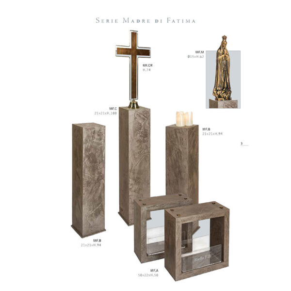 Arredo funebre Serie Madre di Fatima